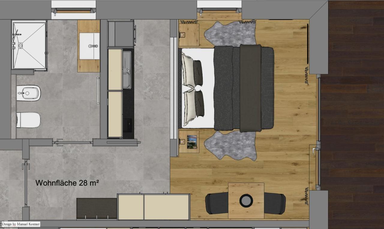 Appartements Pedescin Ортізеї Екстер'єр фото